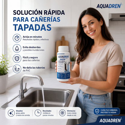 Aquadren Destapacañerías - Eliminá Obstrucciones en Minutos