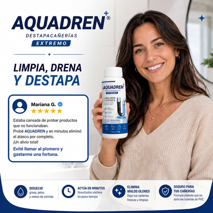 Aquadren Destapacañerías - Eliminá Obstrucciones en Minutos