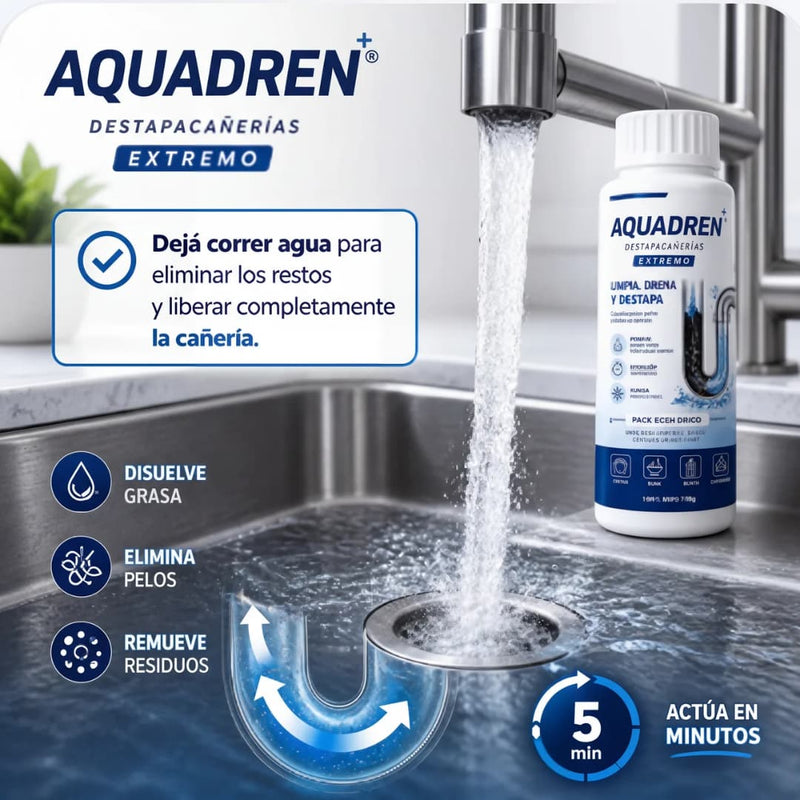 Enjuagá con agua