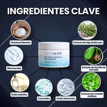New Alive® Crema Antifúngica Reparadora